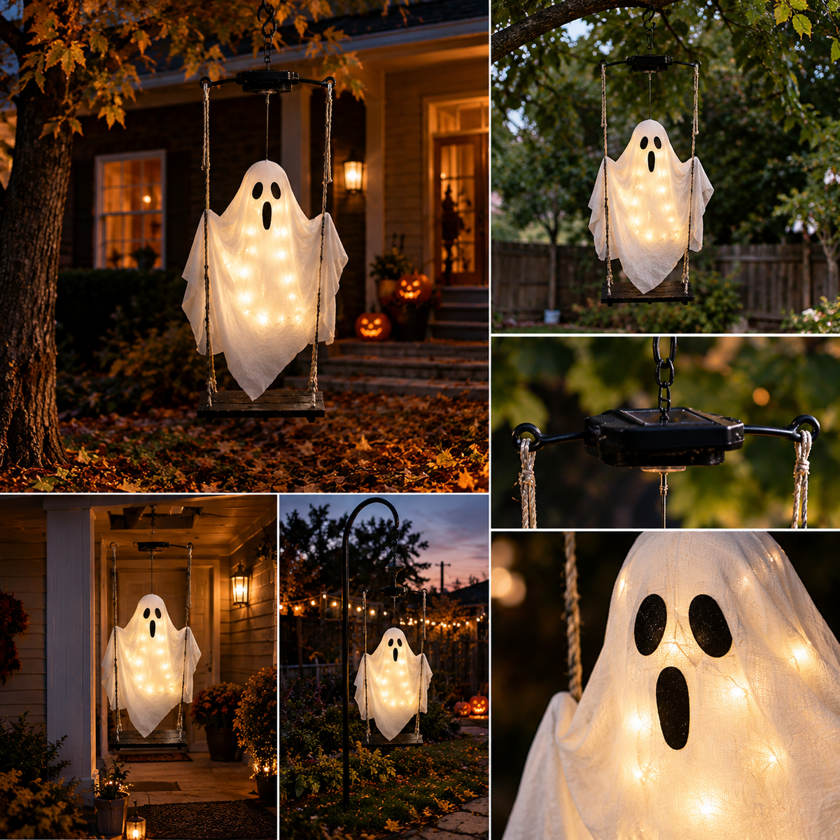 GhostSwing™ — Solar Powered Swing Ghost